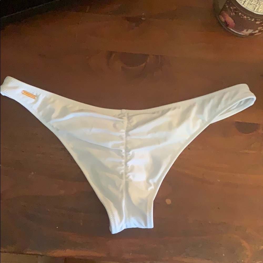 White Victoria’s Secret swim bikini-bottoms size:m